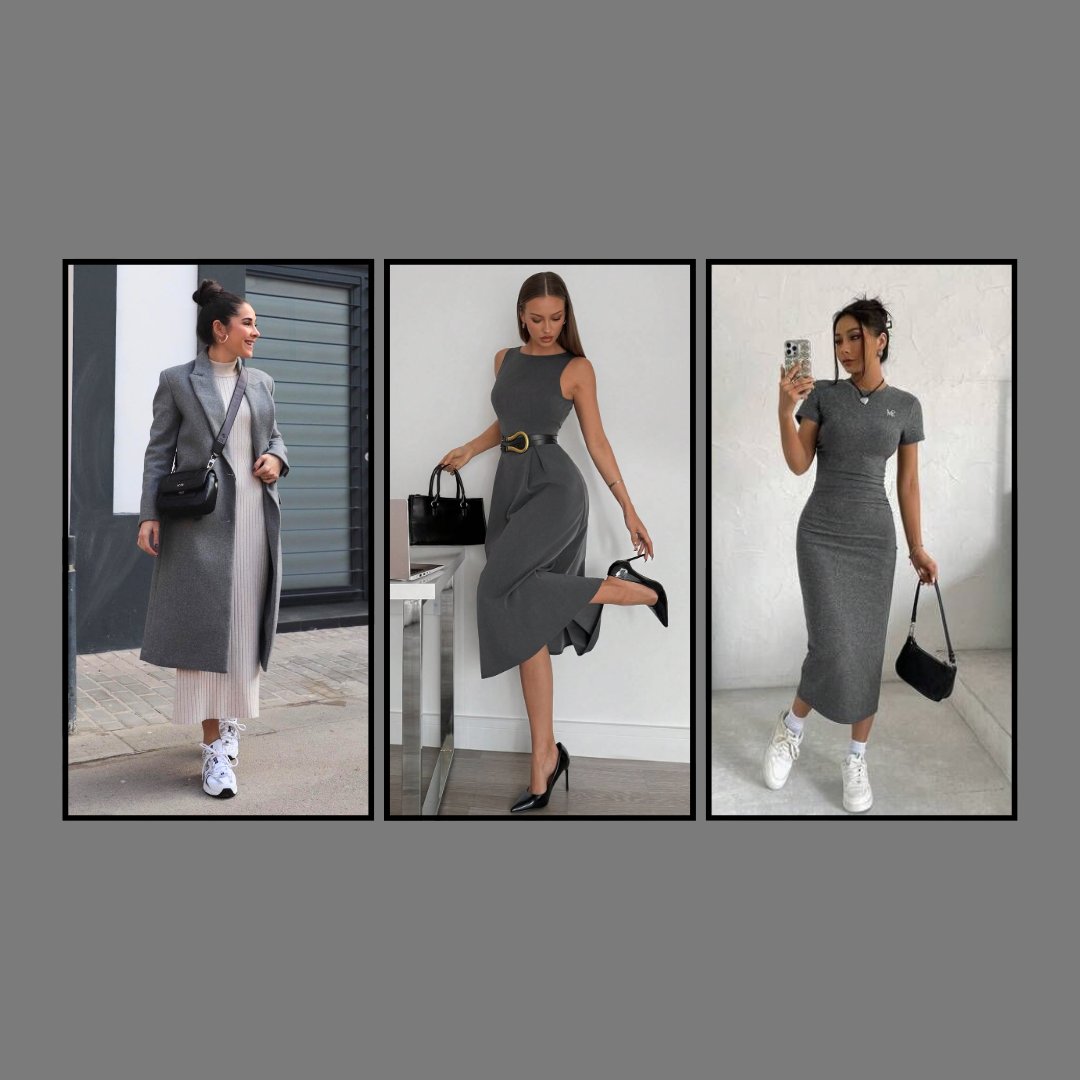 Estampas's tweet photo. #Estampas | El vestido largo gris es el básico minimalista definitivo para tu armario. Su tono neutro y atemporal lo convierte en la prenda perfecta para combinar sin esfuerzo. #Moda https://t.co/o6mgvEA9CN