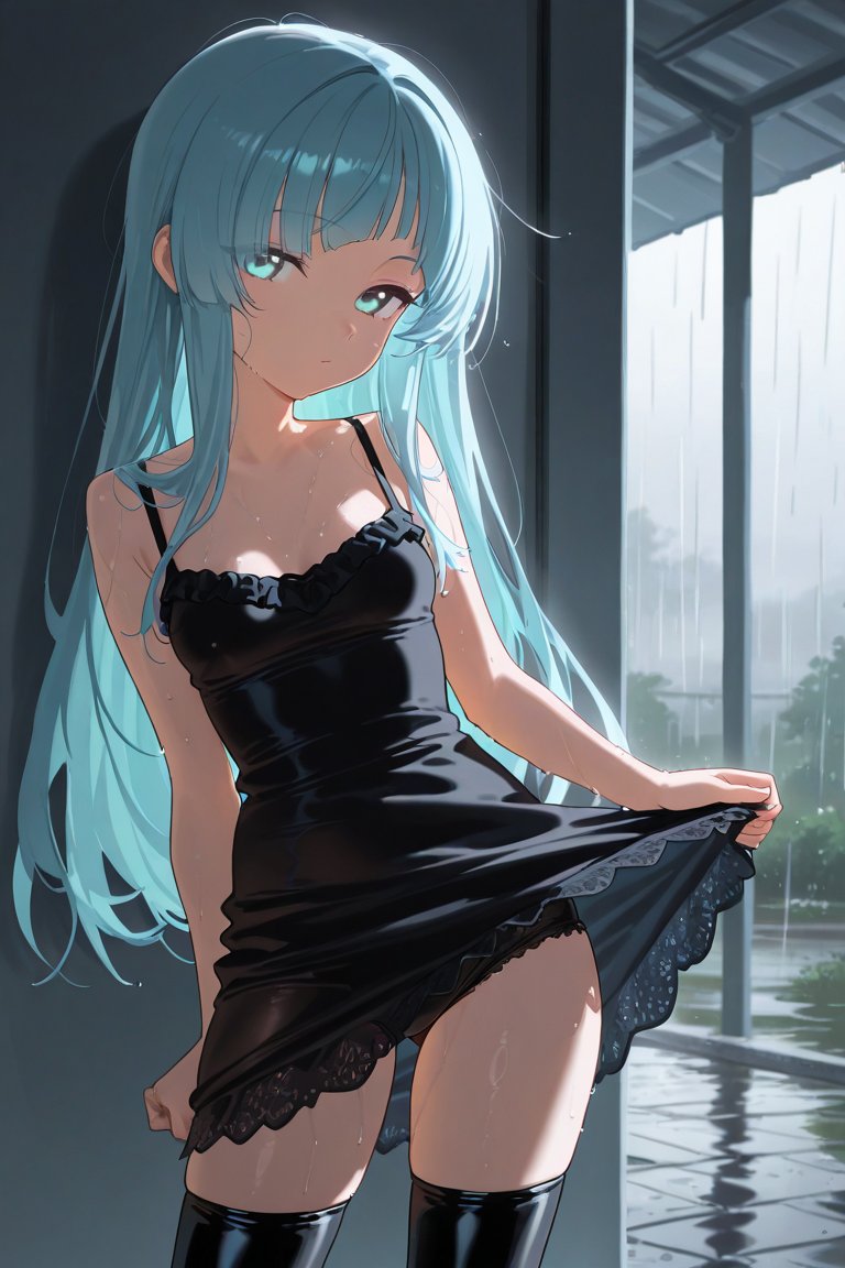 2dfdFeli's tweet photo. Evening cuckie 💕 

Humid weather gets to Mommy every time 🥵

With all the sudden rain, Mommy's soaking wet in her cute outfit~

Cuckie enjoys the view of wet Mommy that much huuuh ~?

2dfd | Findom https://t.co/K1DpaCOgEp