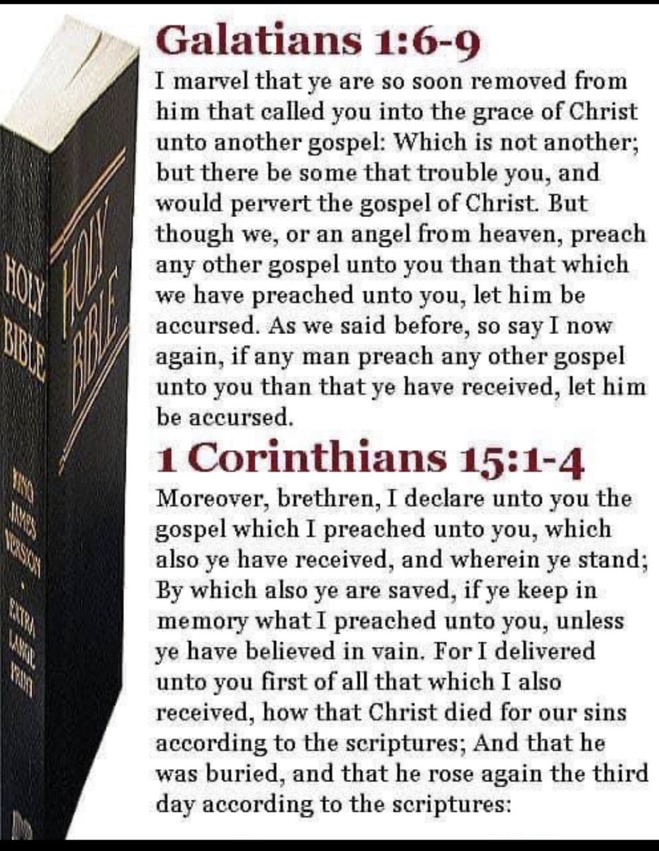 TrustJesusAlone's tweet photo. Not so fast, 
LDS is of the devil. https://t.co/M9XttWDaLF