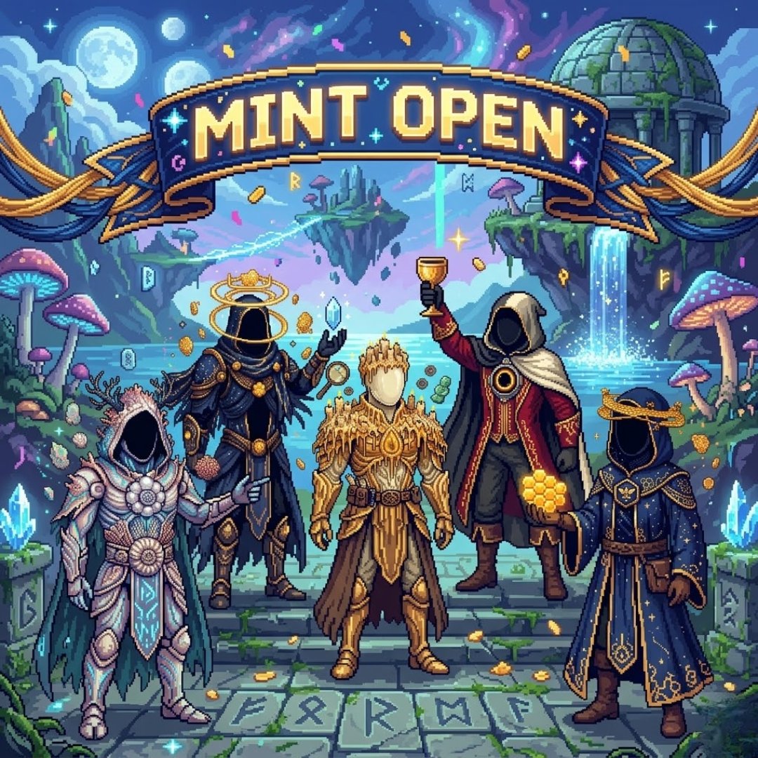 TheHollowGods's tweet photo. GTD WL is live 🎉🎉 

You have 3 hours to mint 👀 https://t.co/tPkl7UyTjt