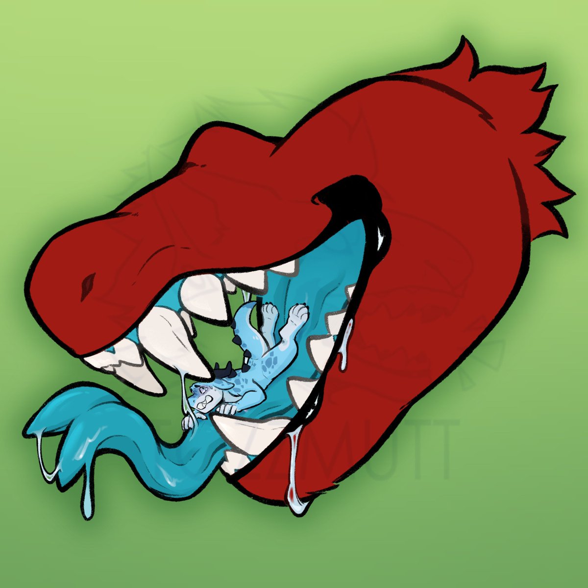 TozzMutt's tweet photo. Snack hour 🐲 

For Firecracker! https://t.co/SngZIzF4bg