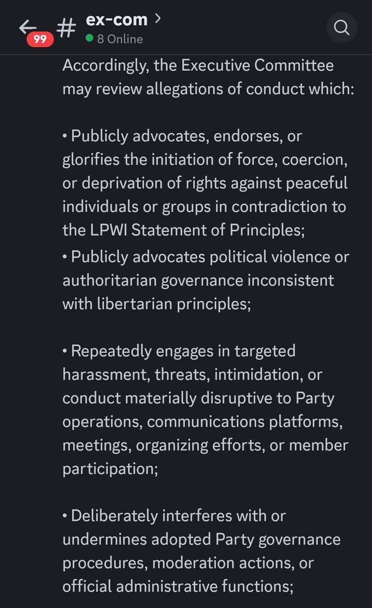 Wisconsin Mises Caucus tweet media