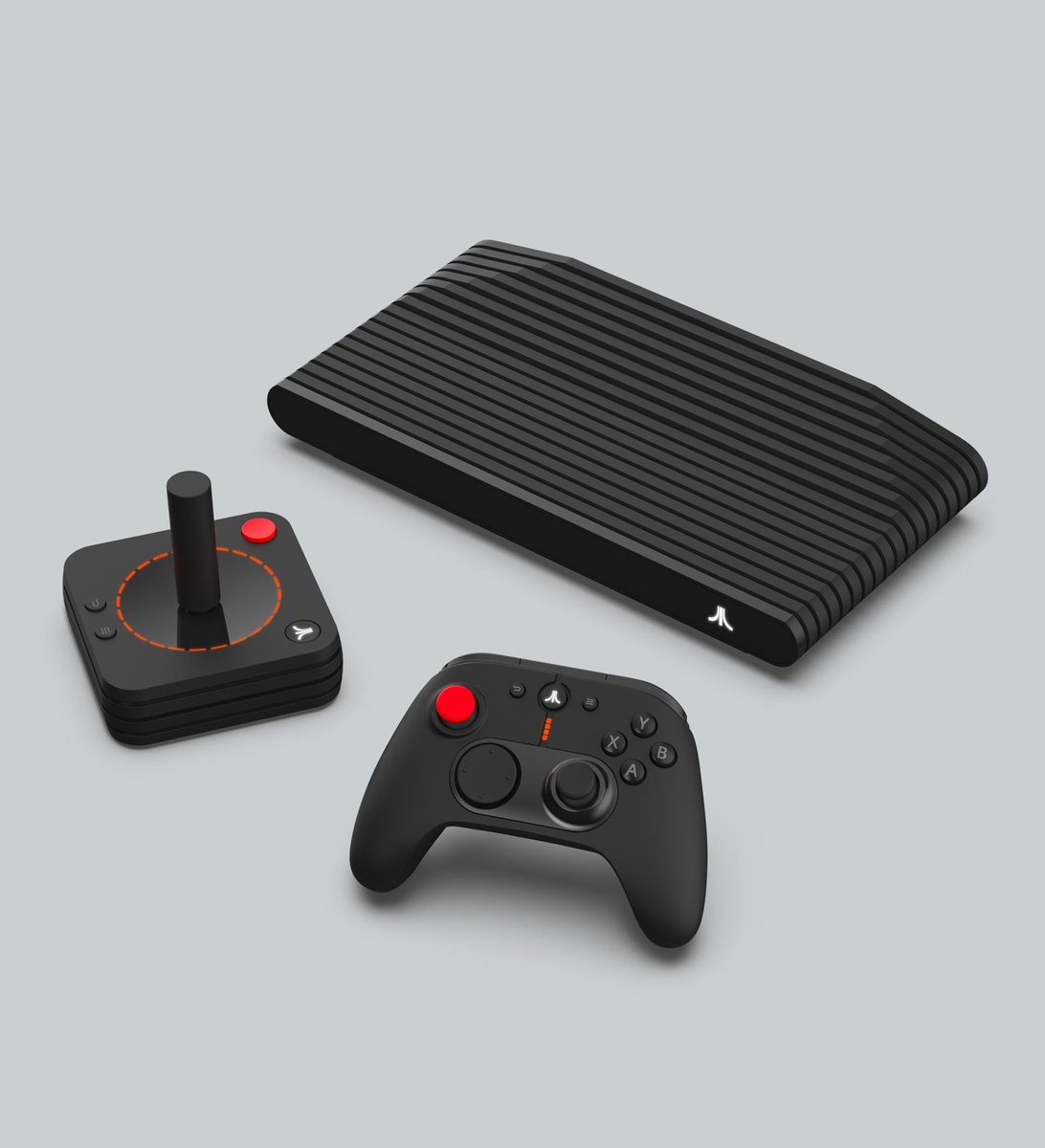 RickyMaster1237's tweet photo. @PKontwt It's probably going to be playable on the Atari vcs, it is basically a gaming pc that has the silhouette of the Atari 2600 https://t.co/KeKzTl7lyG