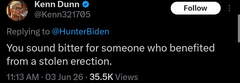na_me_eso_atta's tweet photo. @HunterBiden @Kenn321705 😅 In case Kevin deletes it... https://t.co/SJUDCnfk9o