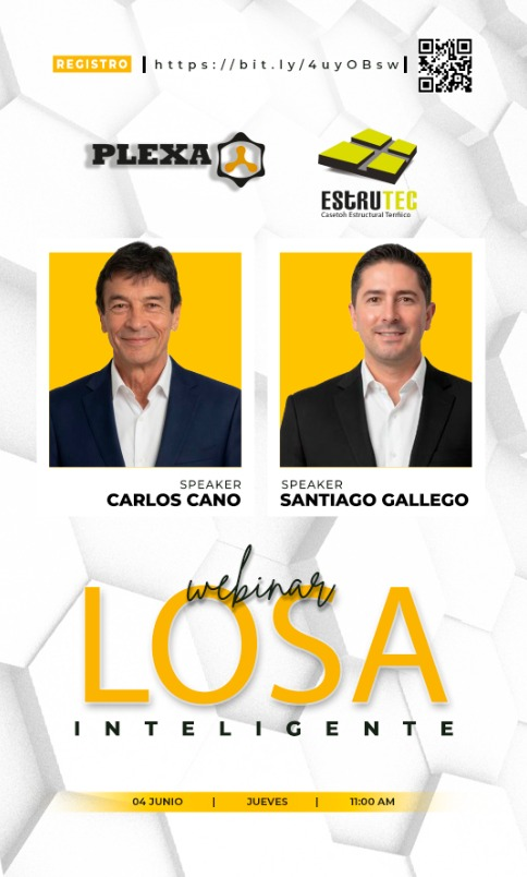CANADEVI's tweet photo. #CanadeviVM te invita a la capacitación con los expertos en Losa Inteligente solo con Grupo Plexa. No te pierdas el Webinar el día de mañana. Para que cada proyecto sea con la calidad de los #SociosCanadevi #SocioProveedor
Regístrate 🔗 https://t.co/72eG621t70
📆 Jueves 04 de junio 
⏰ a  las 11:00 hrs