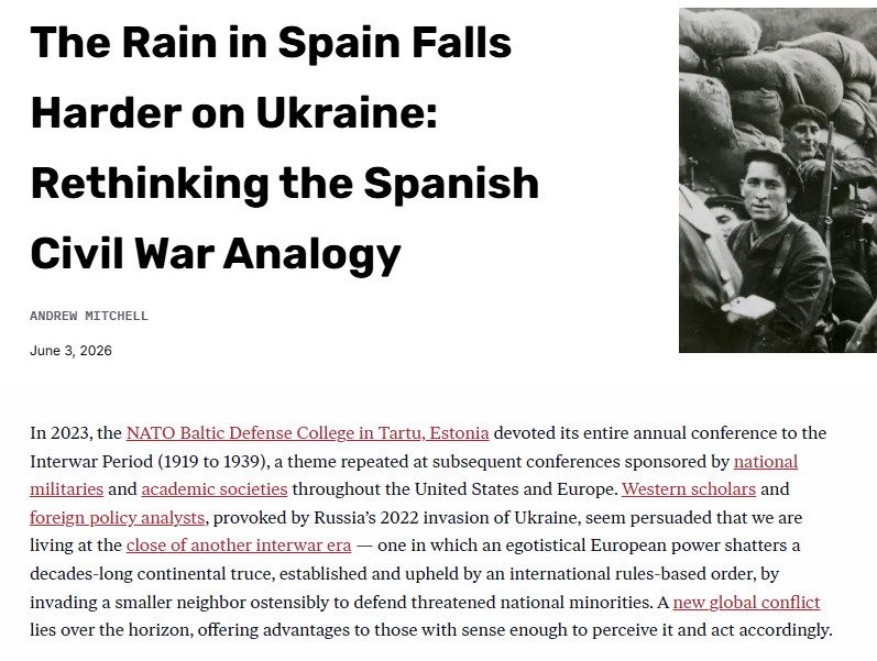 peternmitchell's tweet photo. If you only read one thing this week, it better be my brother @HumoredHumanist 's brilliant article on @WarOnTheRocks https://t.co/L6yVOykeZl