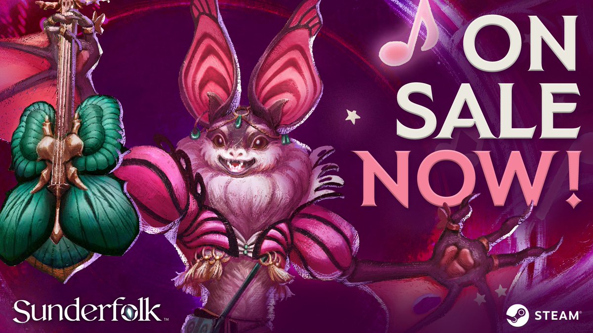sunderfolk's tweet photo. It’s the final day for #Sunderfolk’s @Steam Daily Deal!

Get 60% off your next game night adventure ✨

🏷️ https://t.co/efTPz9y5Qj https://t.co/BuMdRCrIOO