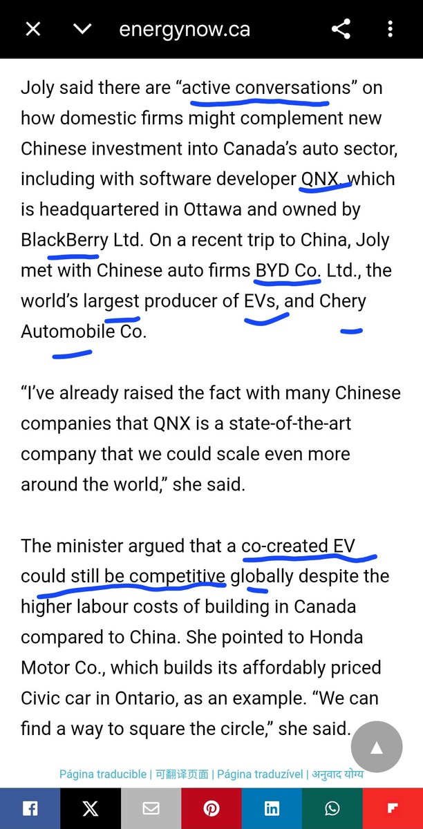 rimisback's tweet photo. Canada Eyes Joint Venture to Build Chinese EVs for Global Export. Wants @BlackBerry to partner with Chinese EVs.....
$BB 
 https://t.co/xqhCnem7ti https://t.co/2zzI3jXxFy