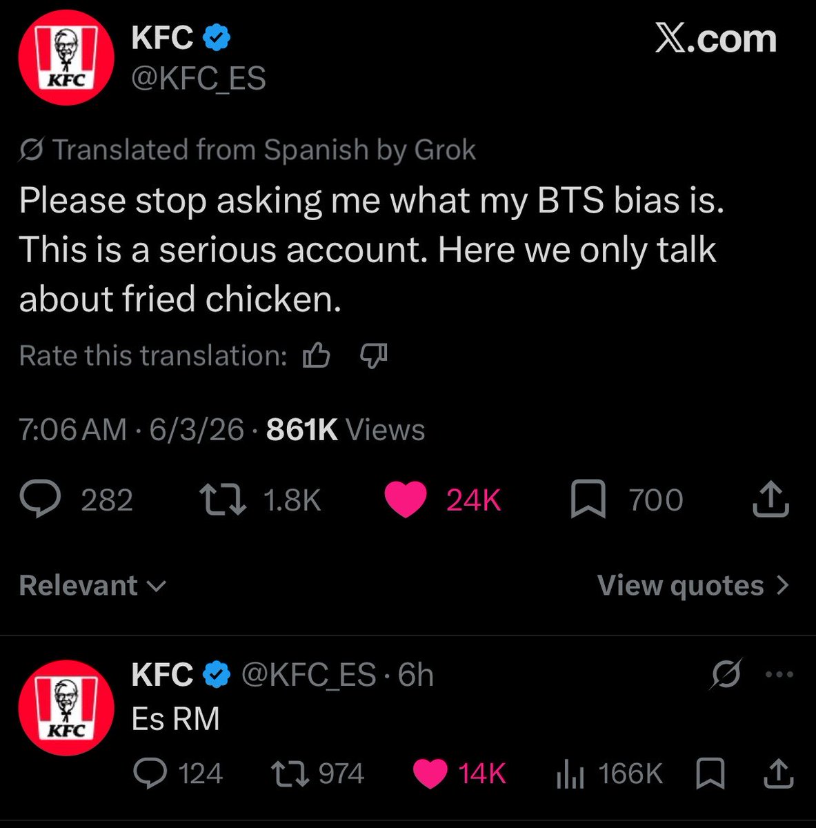 pkuptrucks's tweet photo. I love when corporate accounts decide to play with us. Like when Chipotle completely changed its name. Or Bagel Bites being a 100% BTS Stan account for a while. https://t.co/fVmP8xdGEf