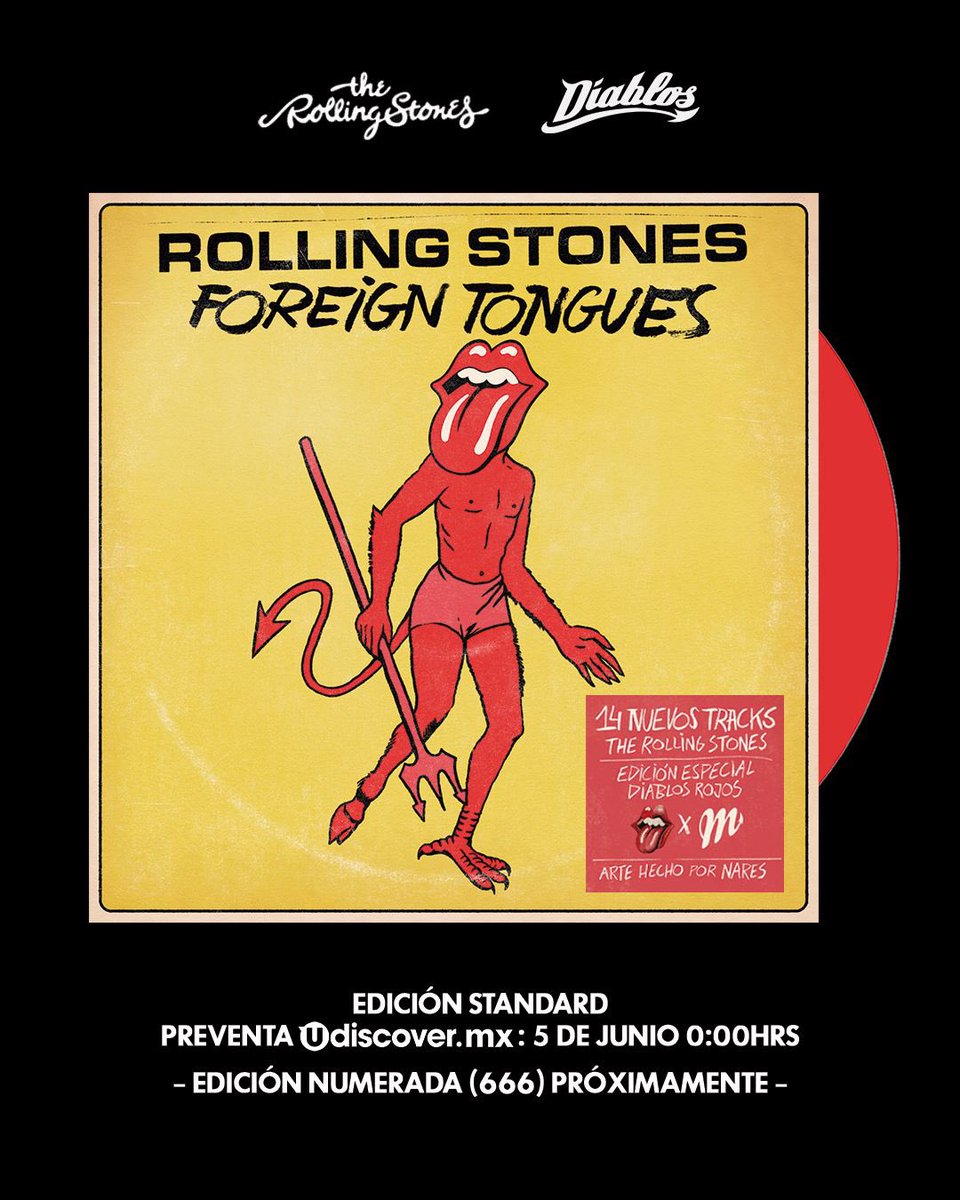 DiablosRojosMX's tweet photo. FOREIGN TONGUES 
EDICIÓN ESPECIAL DIABLOS ROJOS DEL MÉXICO 

Preventa a partir del 5 de junio a través de https://t.co/ONLBtjmmCI 

Venta edición foliada disponible próximamente en Estadio Alfredo Harp Helú.

Portada hecha por @Jnares 

FOREIGN TONGUES
SPECIAL EDITION: DIABLOS ROJOS DEL MÉXICO

Pre-sale begins June 5th through https://t.co/ONLBtjmmCI

Numbered edition available soon at Estadio Alfredo Harp Helú.

Cover art by @Jnares