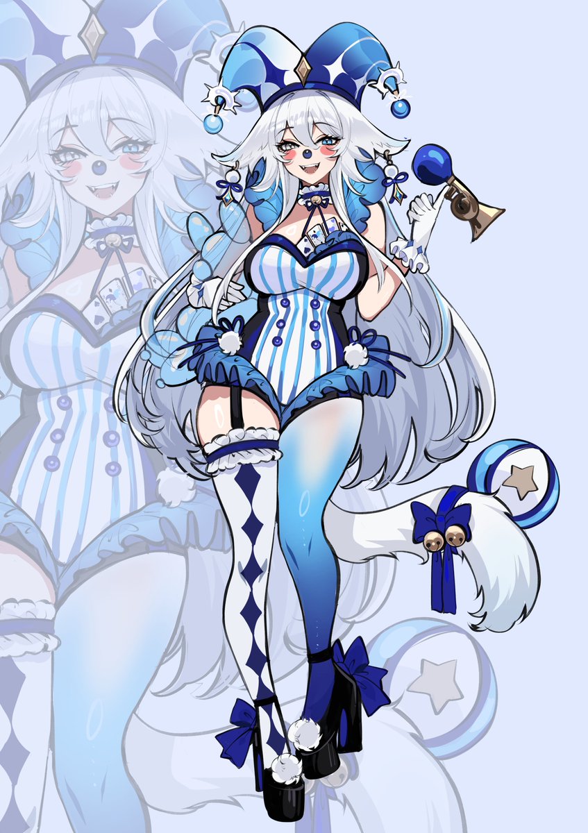 Seori_VT's tweet photo. Design vs Vtuber Model!! 🤡

Design: @rohioart 
Model: @IamKyoki https://t.co/hGbYl1L0Bg