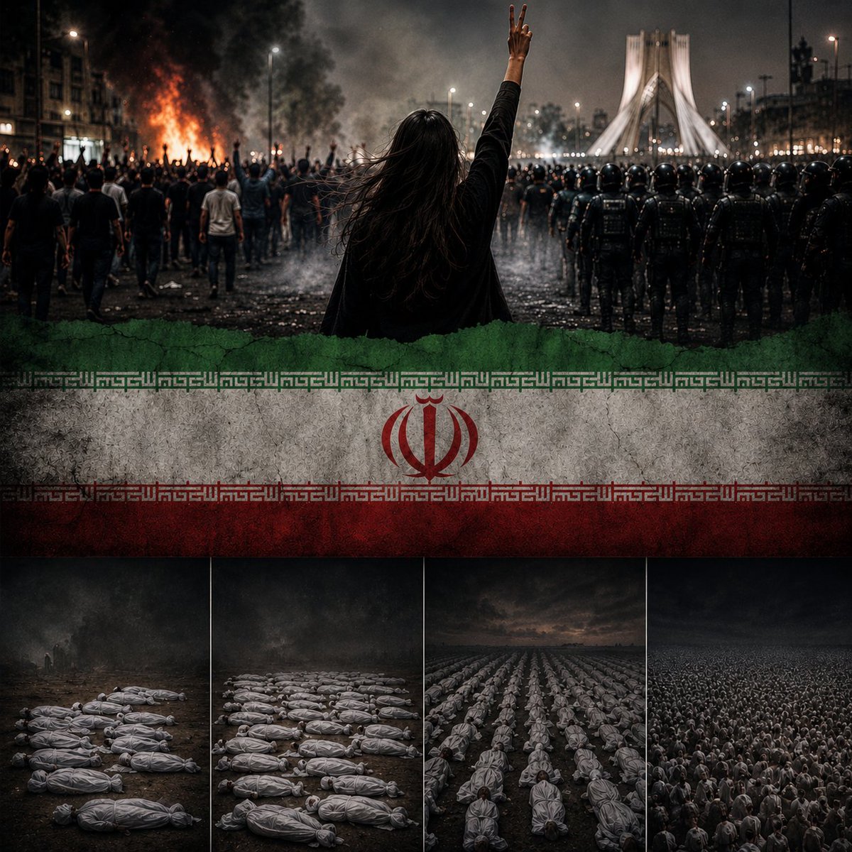 MillitaryStan's tweet photo. 🚨 FROM SEPTEMBER 2022 TO 2026 🚨

How Many Peaceful Protesters Have Been Killed By The Iranian Regime During the Nationwide Revolt Against the Regime ?

⚪ 5000 
⚪ 10000
 ⚪ 50000 
⚪ 200000

What Do You Think ? https://t.co/UTu3QBjFTl