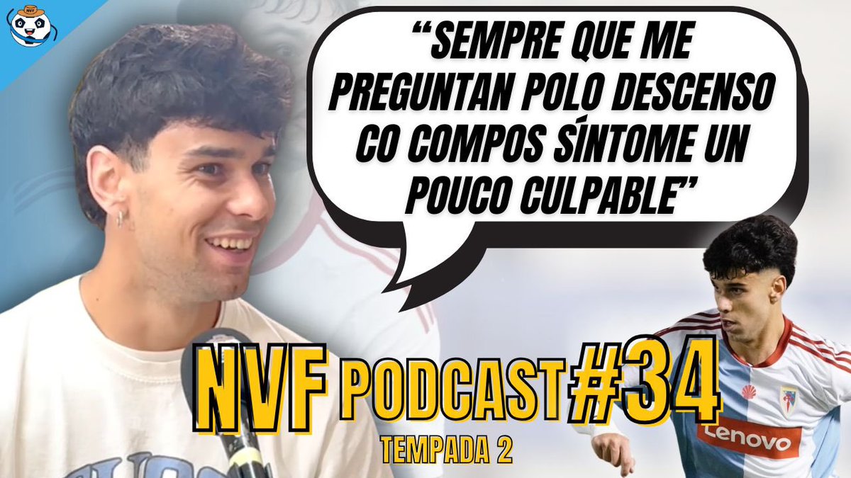 NVFGalicia's tweet photo. 🎙️ Xa dispoñible o #NVFPodcast 🎙️

👤 Con Manu Rivas, que esta tempada deu o salto á Primeira RFEF da man do Mérida

⚽ Unha historia diferente ás habituais. Un rapaz que priorizou os estudos e que hai tres anos xogaba en Preferente cos amigos

Preme: 🔗 https://t.co/pbIg4SDlTw https://t.co/8UBNQg7nhU