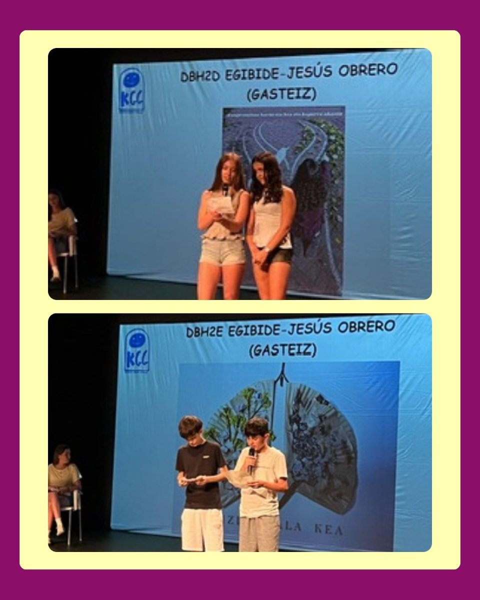 EGIBIDE's tweet photo. ¡Zorionak! El grupo de 2º ESO de Jesús Obrero triunfa en el concurso "Juventud sin Humo" (KGG) contra el tabaco y los vapeadores. 🥇

 ¡Doble finalista en el territorio y 1º PREMIO para la fotografía de Oihane Sáenz y Uxue Amado! Orgullo de equipo. 👏 https://t.co/uLpiZEnLmx
