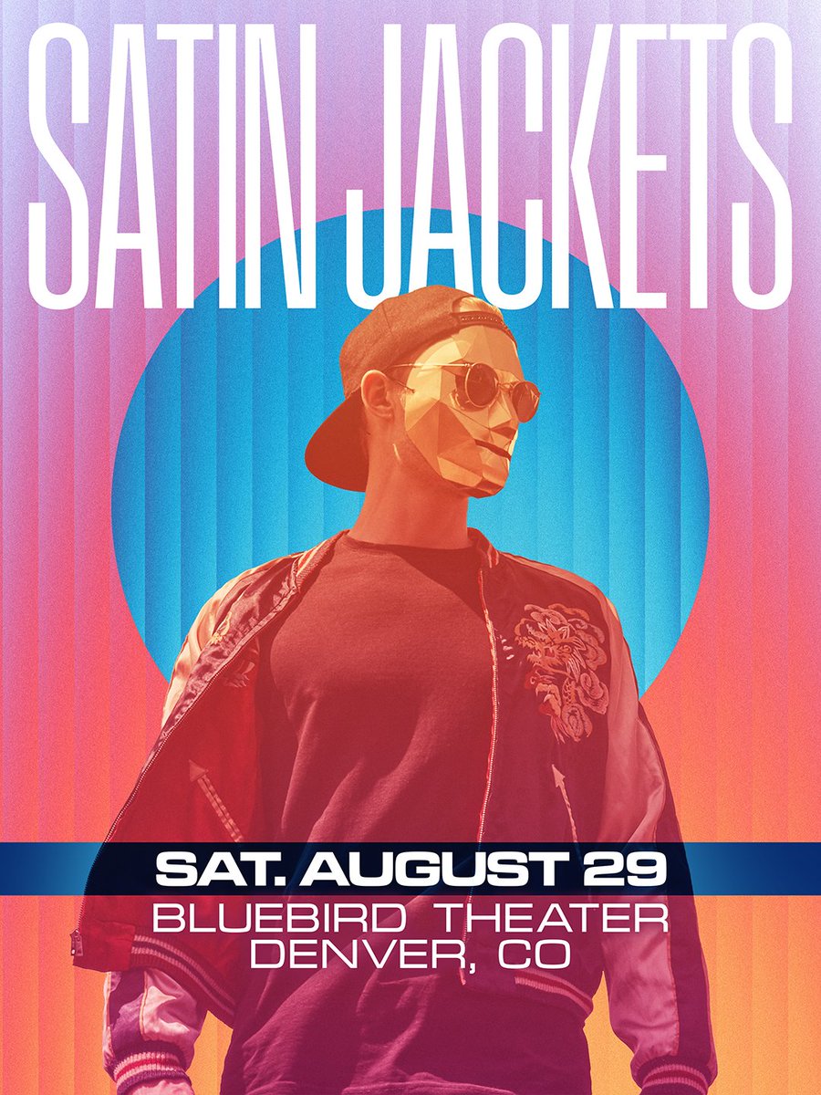 bluebirddenver's tweet photo. denver, wake up 🌅 @satinjackets is brining their lush, four-to-the-floor, house grooves to our stage on sat, august 29 🪩

🎫 presale thur at 10a
on sale fri at 10a

🔗 https://t.co/ggtvLwrisg https://t.co/n7PWigDWY8