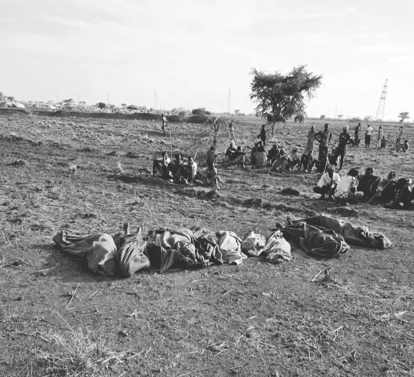 Cholatak's tweet photo. BREAKING: At least 14 people and 40 cows were killed in an overnight attack on a cattle camp in Rubkona County, Unity State, on Wednesday.

Unity State Information Minister Nyakenya Johannes Keah said armed youth suspected to be from the Ruweng Administrative Area carried out, https://t.co/S9jmWEFtmS