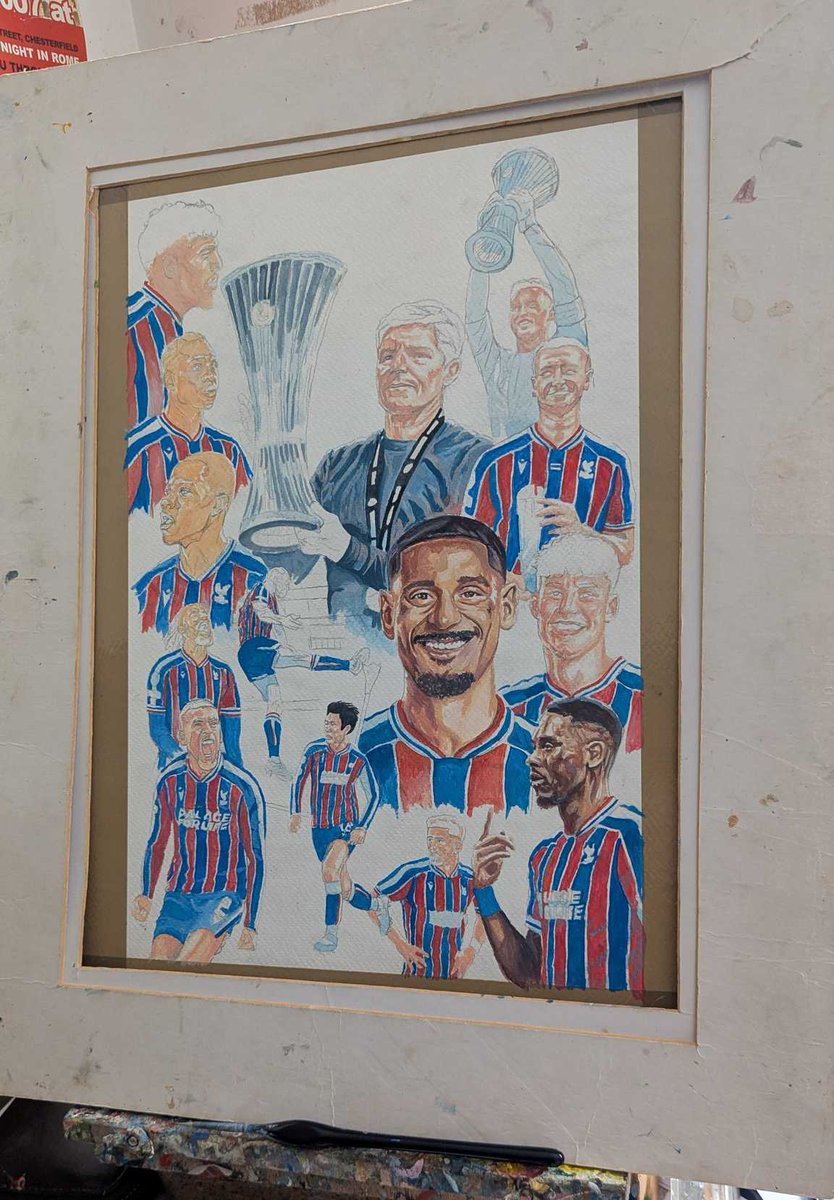 JKMartwork's tweet photo. hi @catloverang  @CPFCHistory @CPFC_Cal  ,todays progress of #cpfc #conferenceleague winners painting ,prints will be available soon

RT's are appreciated https://t.co/6XXAk32RaG