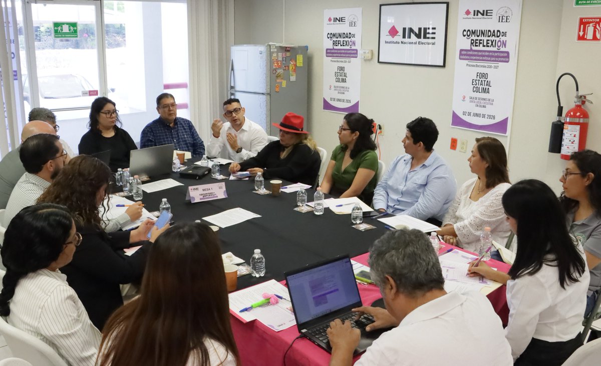IEECOLIMA's tweet photo. #PorSiNoLoViste 
👉🏾 Autoridades electorales, academia y asociaciones civiles participan en el Foro Estatal “Comunidad de Reflexión”; buscan incrementar la participación ciudadana en Colima 📖⬇️
https://t.co/RUu0rZqr4c https://t.co/POTvYICNyZ
