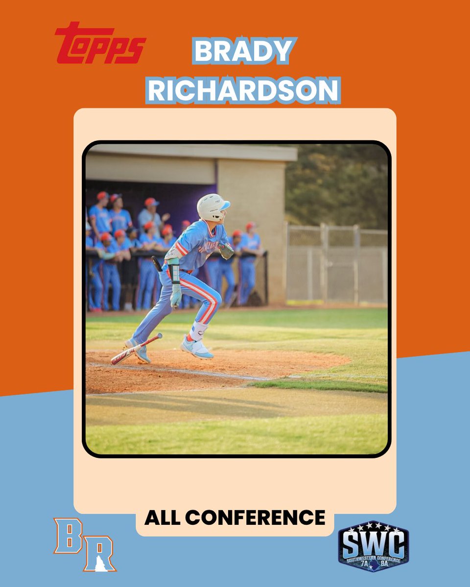 brhswolves_base's tweet photo. ALL-CONFERENCE ⚾️
Congratulations to Brady Richardson on being named Southwestern 7A/8A All-Conference! https://t.co/j22Uxwdpe3