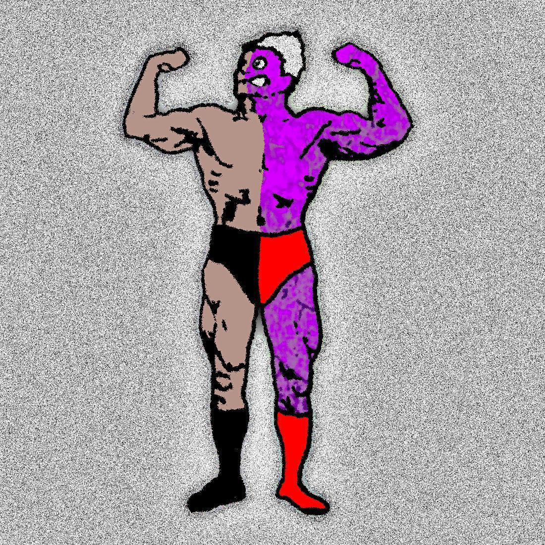 mtftk9's tweet photo. real quick two-face as a wrestler https://t.co/ZVnbpA4spH