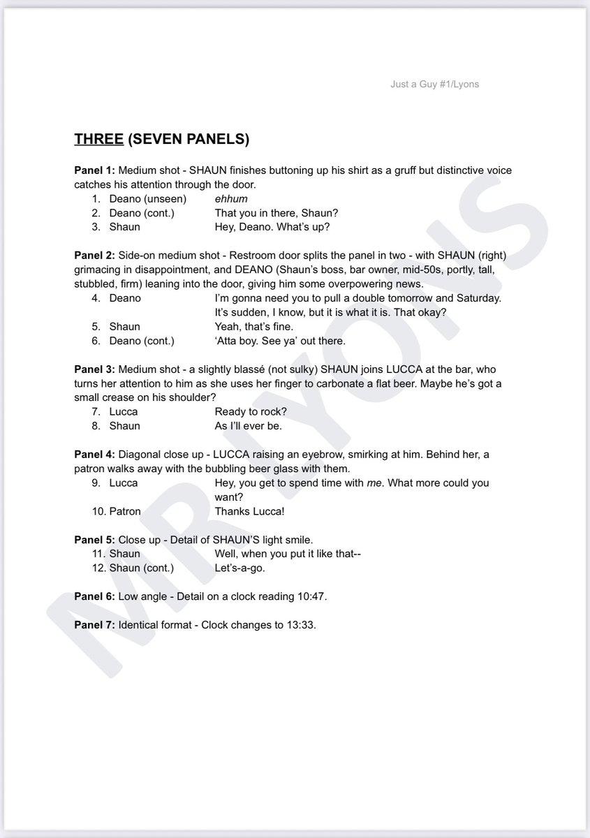 mrlyonswriter's tweet photo. JUST A GUY - Demo Script - Part 1
Read the full script on the website.

#comicbooks #superhero #newcomic #comicwriter #comicbooklovers #feed #superhuman #originalwriter #comic #x #writing #newtalent #script #smallbusiness #superpowers #fyp #writersonx #comicfans #feed https://t.co/zdWoRCvPpY