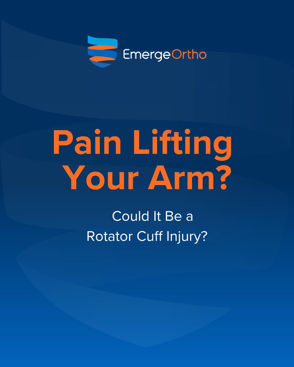 EO_Triangle's tweet photo. Persistent shoulder pain from lifting, sports, or overuse could be more than soreness. Rotator cuff injuries may require surgery to restore stability and range of motion. Do you know when it's time to seek expert care?  https://t.co/kSMTjovZw1 https://t.co/yS8JPyoAFN