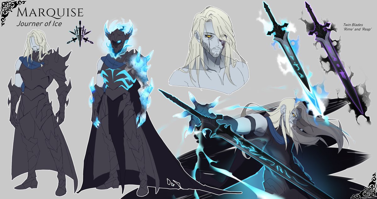 arkybee's tweet photo. Marquise, Journer of Ice

Ref sheet for @Bobo_VT 's D&amp;D campaign~~~ ouuuughh https://t.co/gSqzpTq6ZW