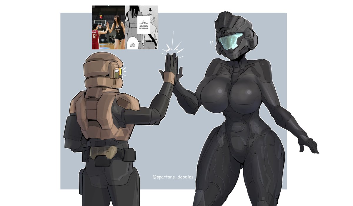 DoodlesSpartan's tweet photo. High five! https://t.co/V0IhJq8Yib