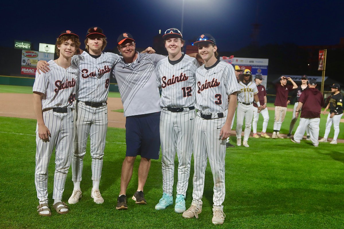 gametime585's tweet photo. Thanks Mrs miner for the pics @cccsdbaseball these seniors were a special group to coach winners on and off the field will be successful in life https://t.co/ASZ84N4VYZ