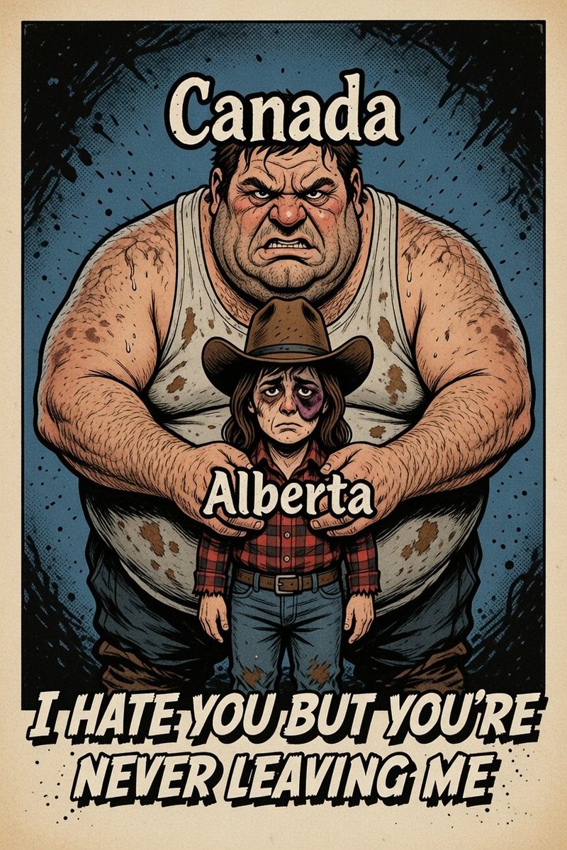 EverAlbertan's tweet photo. @Mellyfax This is the typical language of an abuser.

You'd have likely shared similar sentiments during abolition - how dare those uppity slaves want emancipation without considering the economic impact it would have on their masters!!

We're tired of being your resource colony. No more. https://t.co/1hLX1qXda8