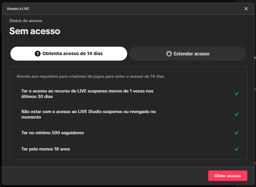jabe1080p's tweet photo. ow @TikTokBrasil, por que nao to conseguindo ter acesso se eu atendo aos requisitos? nem lugar pra contatar suporte achei https://t.co/VKLrt9O25f