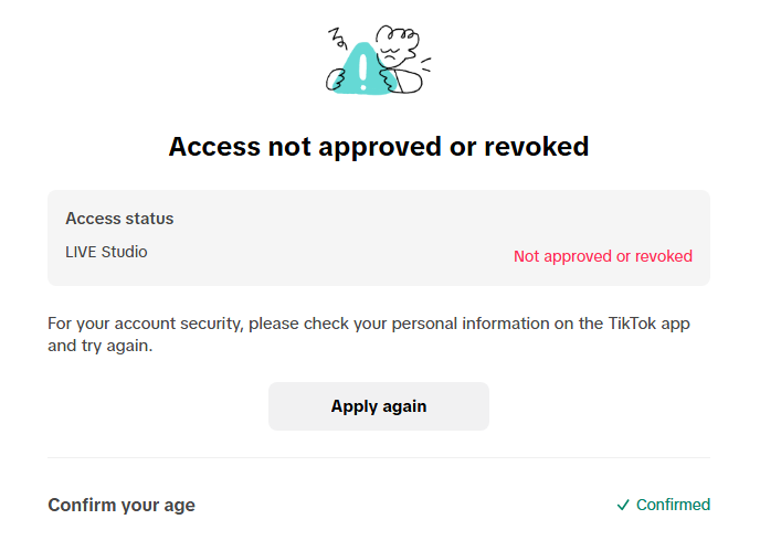 jabe1080p's tweet photo. ow @TikTokBrasil, por que nao to conseguindo ter acesso se eu atendo aos requisitos? nem lugar pra contatar suporte achei https://t.co/VKLrt9O25f