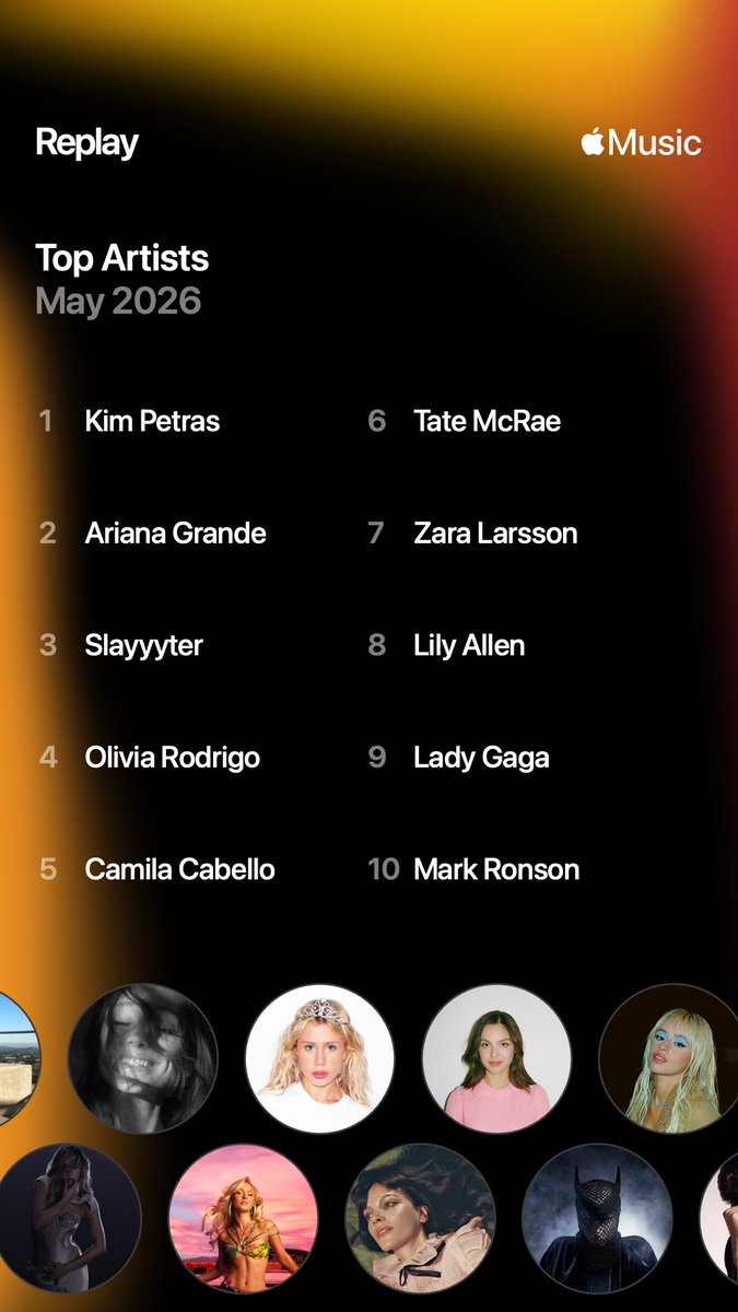 wgiastech's tweet photo. My Apple Music replay for May!!!! https://t.co/uP04AFyHss