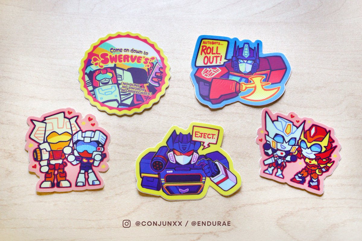 Alisa_Aydin's tweet photo. Got these amazing Transformers stickers from @conjunx + @endurae 🥹💞 https://t.co/d1bnpB4JRy