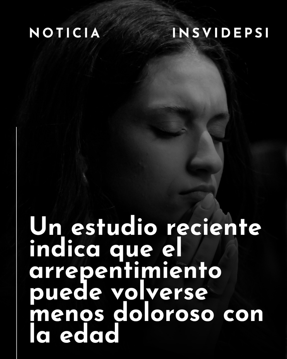 insvidepsi's tweet photo. Un estudio reciente indica que el arrepentimiento puede volverse menos doloroso con la edad https://t.co/i3QKQSKesF