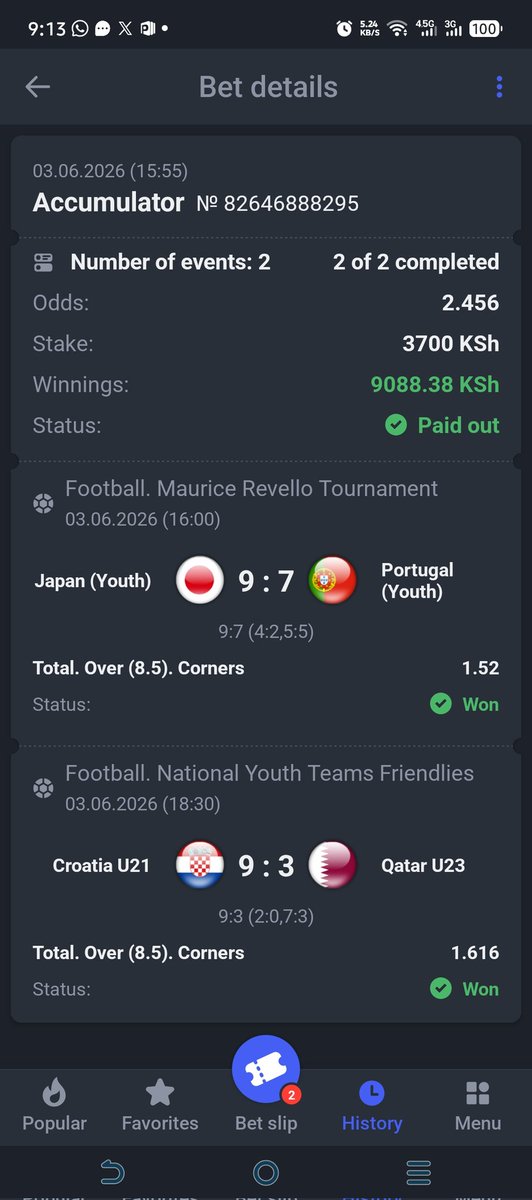 taita_apple's tweet photo. Congratulations 🤑
WON ✅
#PARIPESA https://t.co/kB5aTH12Dv