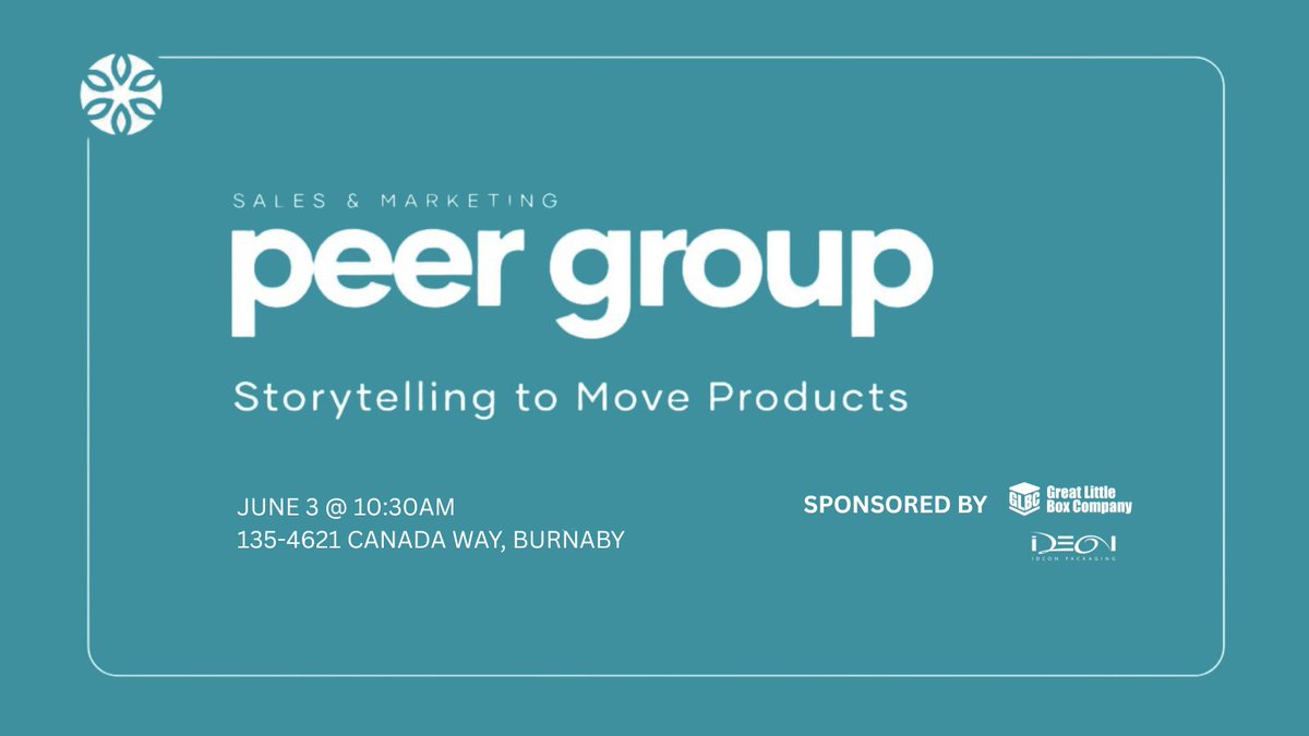 GreatLittleBox's tweet photo. Good conversations happening today at the @bcfoodandbev Sales &amp; Marketing Peer Group. Always interesting to hear how brands are approaching growth, challenges, and everything in between. #packagingsolutions #bcfoodandbeverage #bcfb https://t.co/eNrSjf7yFw
