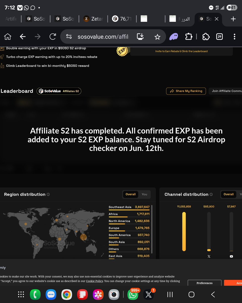 Sadiqtech_'s tweet photo. I have been promoting this project since January 2025.

The Season 2 checker will go live by June 12pm @ 1pm.

But let me tell you the truth, If @SoSoValueCrypto failed the community then definitely people won't continue farming season 3.

Maybe their family and friends.

That's the fact.
