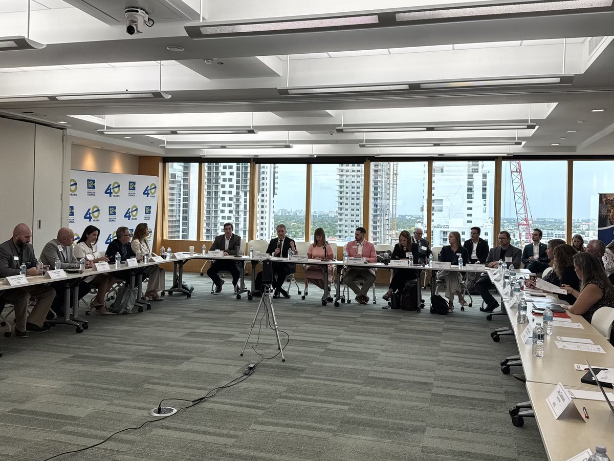 SelectFLA's tweet photo. Earlier this week, @SelectFLA’s Economic Development Advisory Council met for its quarterly meeting at the @beaconcouncil. In addition to discussing the state’s efforts to advance strategic economic initiatives, the board heard success stories, including from shoe manufacturer Redeplast USA.

This event was sponsored by @SRCEDO.