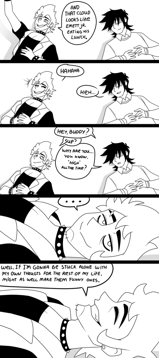 RemKoshmar's tweet photo. Some older doodles with my Adam AU varient Buddy and @infj_crezz 's Emett for the #Adamverse! 
Just two bros being bros!

#adamverseacademy #hazbinhotel #hazbinhoteladam https://t.co/bJCwg3zpSp