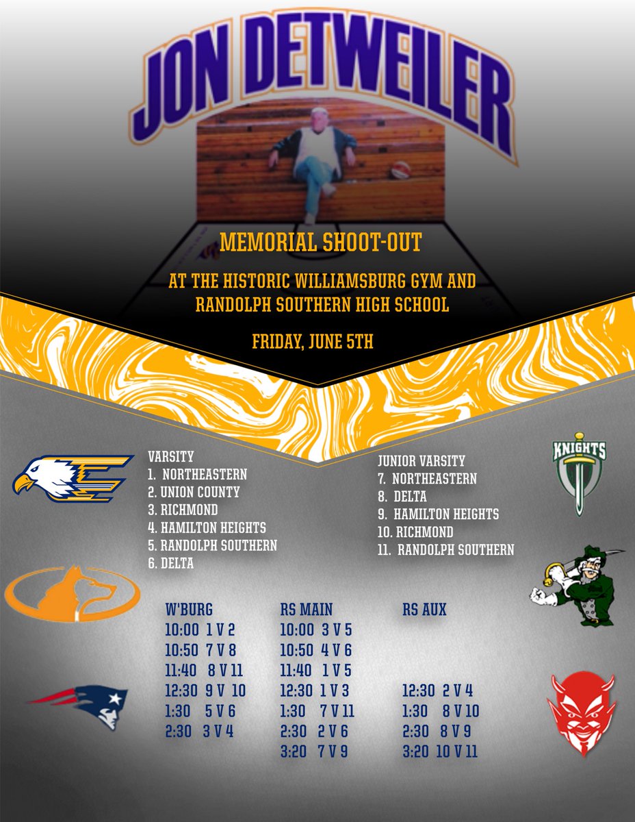 detweiler_mark's tweet photo. Updated Friday game schedule! https://t.co/1TSlcmzz1q
