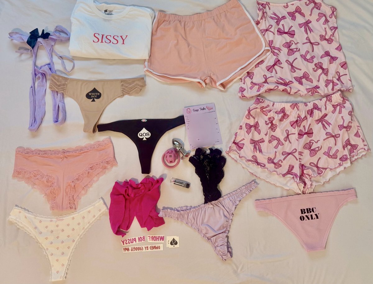 sissytrainer94's tweet photo. Getting another new sissy package ready to send 😏💕 DM to get yours placed before they are gone 💋🙇‍♂️ #sissy #sissification #keyholder https://t.co/lKvOR0Q6ZS