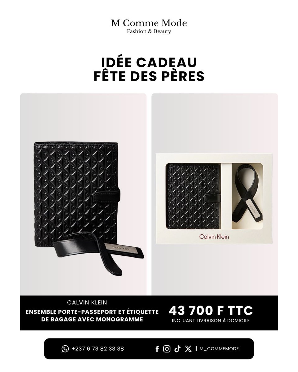 m_commemode's tweet photo. Avez-vous déjà trouvé le cadeau parfait pour la Fête des Pères cette année ?
Voici notre sélection du jour ! 🎁

Les prix incluent également la livraison à domicile au Cameroun. 🇫🇷✈️🇨🇲

#mcommemode
#shoppingeurope
#fathersdays
#cameroun #fetedesperes https://t.co/dXDEp4jJFG