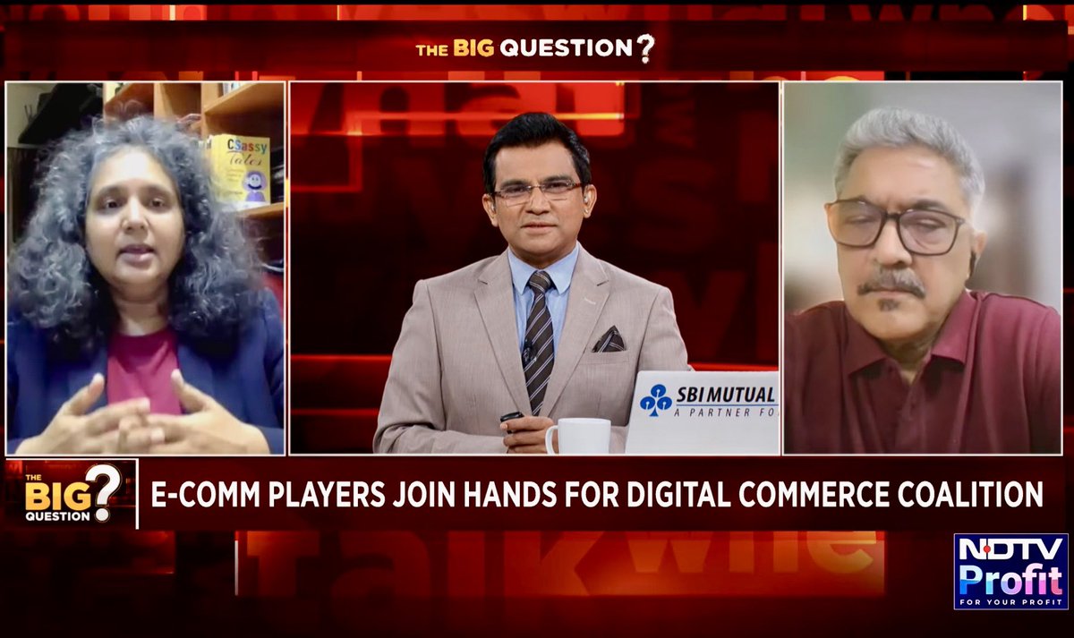 VikramOza's tweet photo. India’s #Ecommerce wars enter a new phase: Amazon, Meesho, Swiggy, Zepto &amp; Eternal choose collaboration over confrontation on common industry issues. A sign the sector is maturing. But will it create value for consumers, sellers &amp; gig workers?

#TheBigQuestion #DigitalCommerce https://t.co/JQZh8iKOH1