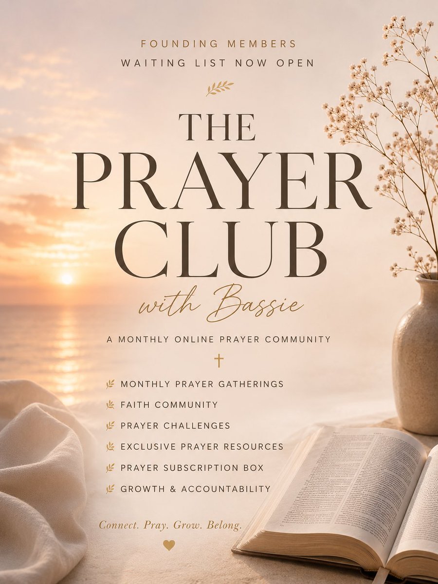 AusBassie's tweet photo. I’m creating a space where we can come together to pray, grow in faith, and encourage one another. https://t.co/6Irvad2fPx