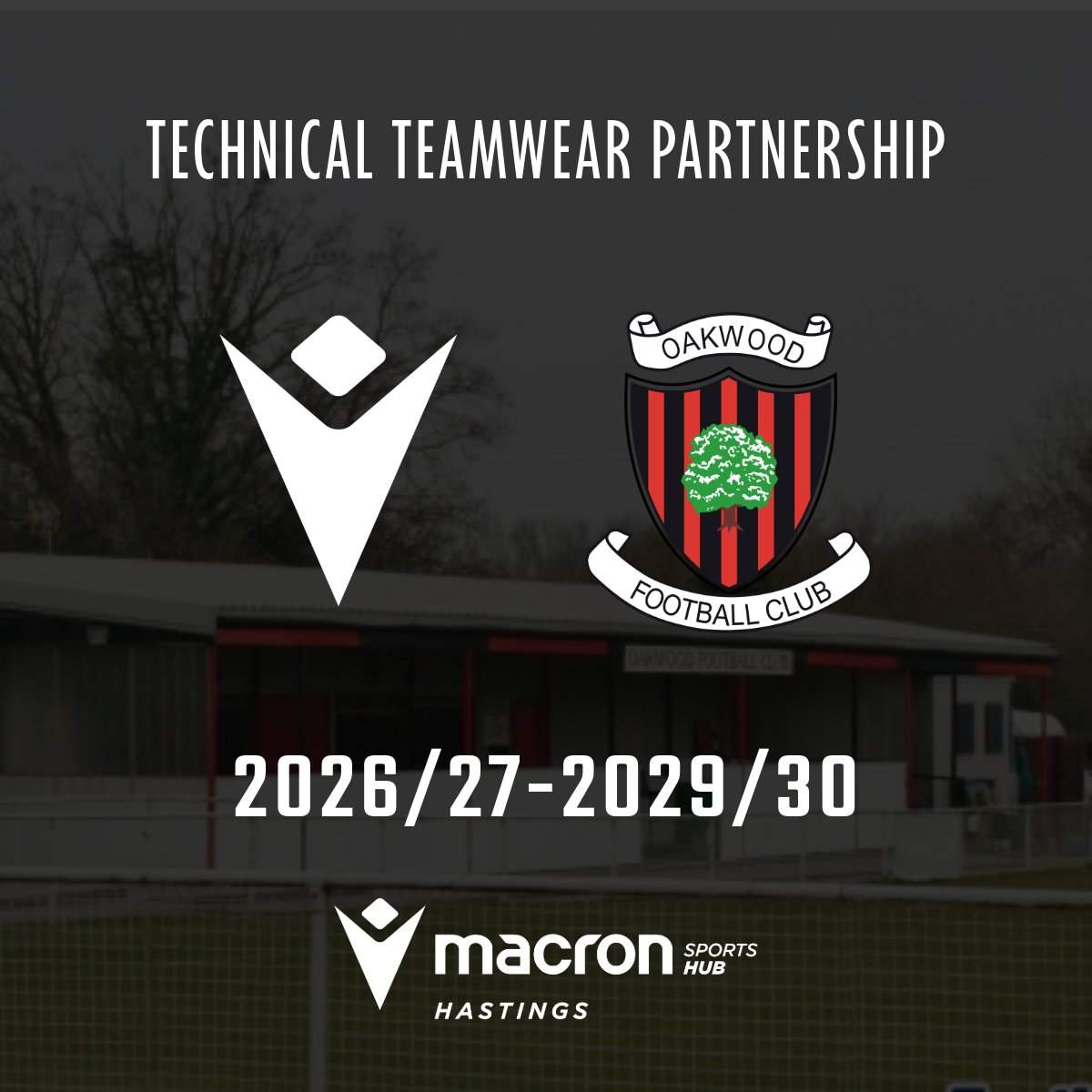 macronhastings's tweet photo. NEW TECHNICAL TEAMWEAR PARTNERSHIP 🚨

@macronhastings x @OakwoodFC https://t.co/6Ht3DIs3En