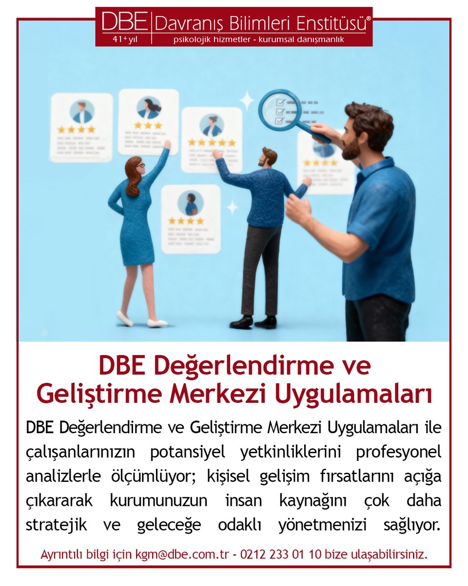DBEdbe's tweet photo. 1- ✅ Değerlendirme ve Geliştirme Merkezi Uygulamaları ile çalışanlarınızın yetkinliklerini ölçün, gelişim alanlarını profesyonel bir şekilde belirleyin.

✅ Yetkinlikleri ve kişisel gelişim fırsatlarını açığa çıkarın.

https://t.co/12KeMuoniY https://t.co/nXLNer0hcE