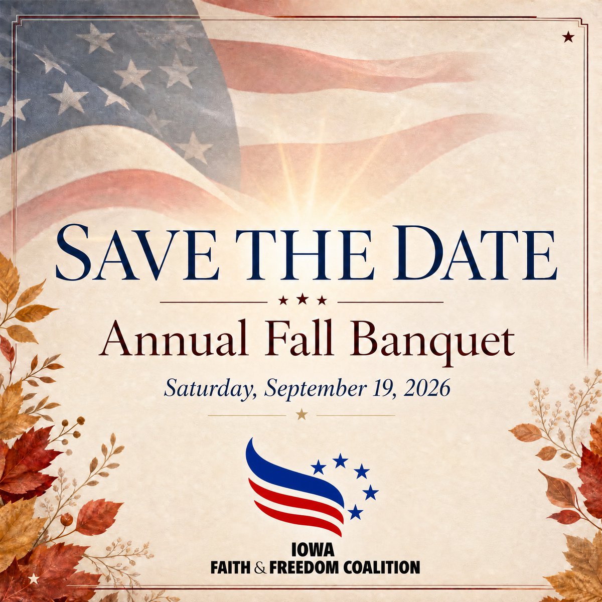 IowaFaith's tweet photo. SAVE THE DATE! Special guest announcement coming soon. Can you guess who it is? https://t.co/sTOuo5BCQw