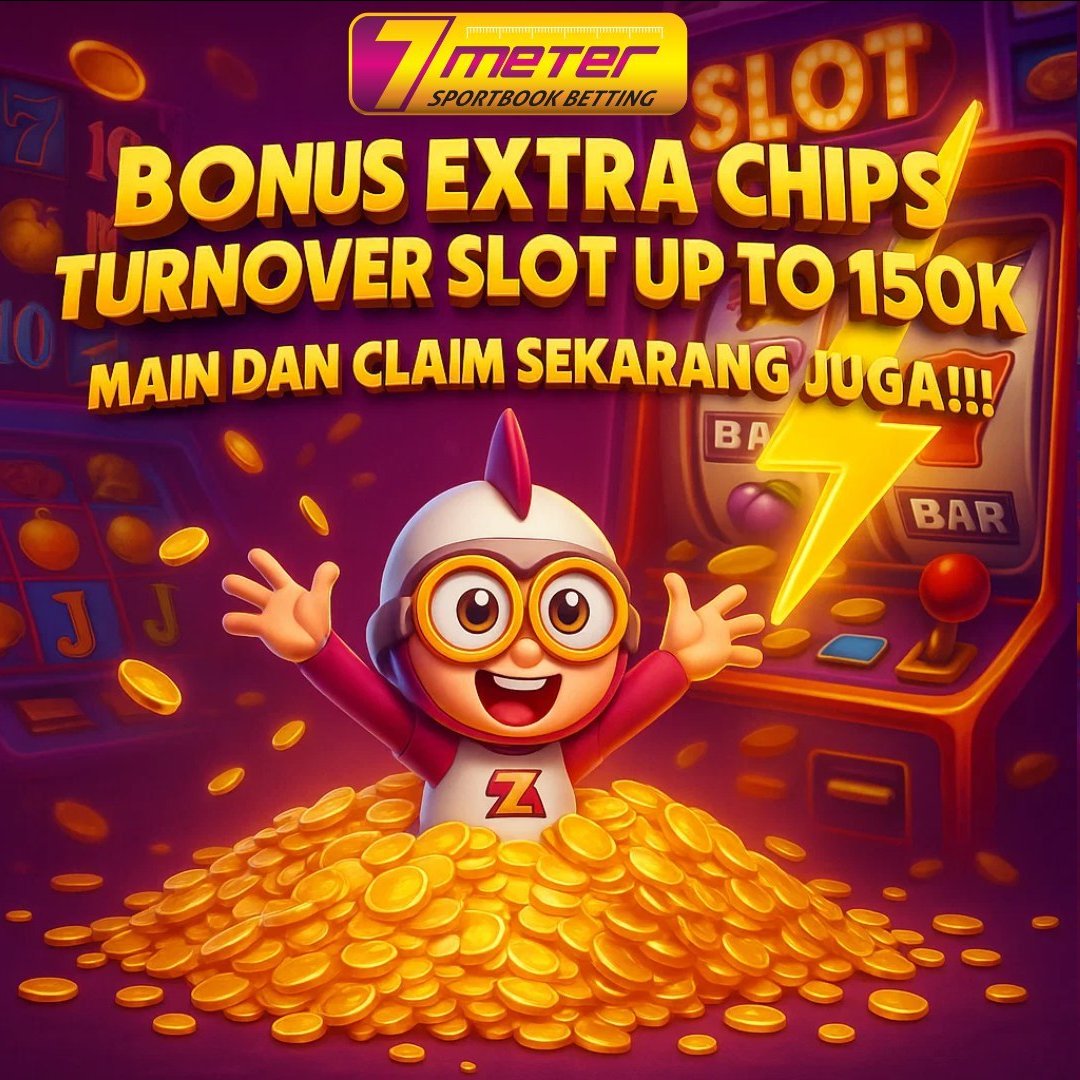 JandaGenz's tweet photo. @infanyy_ 🎰 EXTRA CHIP TURNOVER SLOT MAKIN GACOR! 💥
Hanya di 7METER, main makin seru, bonus makin ngeri! ⚡️

Kumpulkan turnover dan langsung klaim bonusnya:
🕛 Klaim bonus hanya 1x per ID per hari, dan wajib di hari yang sama!

💰 MAIN GACOR, BONUS LANCAR — CUMA DI 7METER!

#7meter https://t.co/kUIPVWAOtO