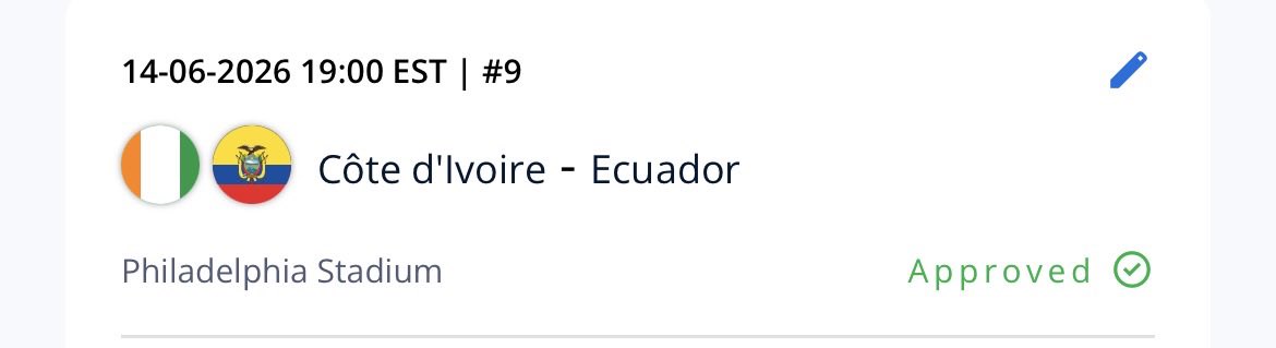 Jimmyking35's tweet photo. Credentials officially approved for Côte d'Ivoire vs Ecuador, the opening World Cup match here in Philadelphia

So incredibly excited to be covering the World Cup for @PhiladelphiaSN and @MetroPhilly

It’s going to be an amazing next couple of weeks, thanks for the support🫶⚽️🏆 https://t.co/a3HgPuUJUy